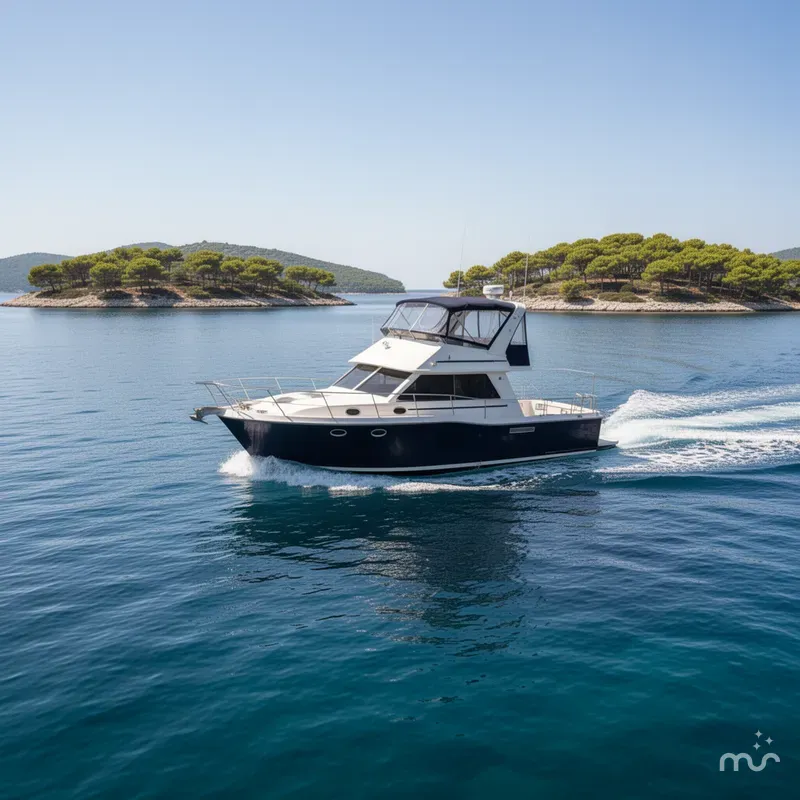 Slide: The Image of Mainship 34 Motor Cruiser 1991 - 2