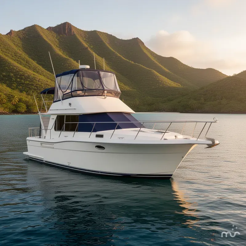 Slide: The Image of Carver Yachts 300 Aft Cabin 1993 - 2