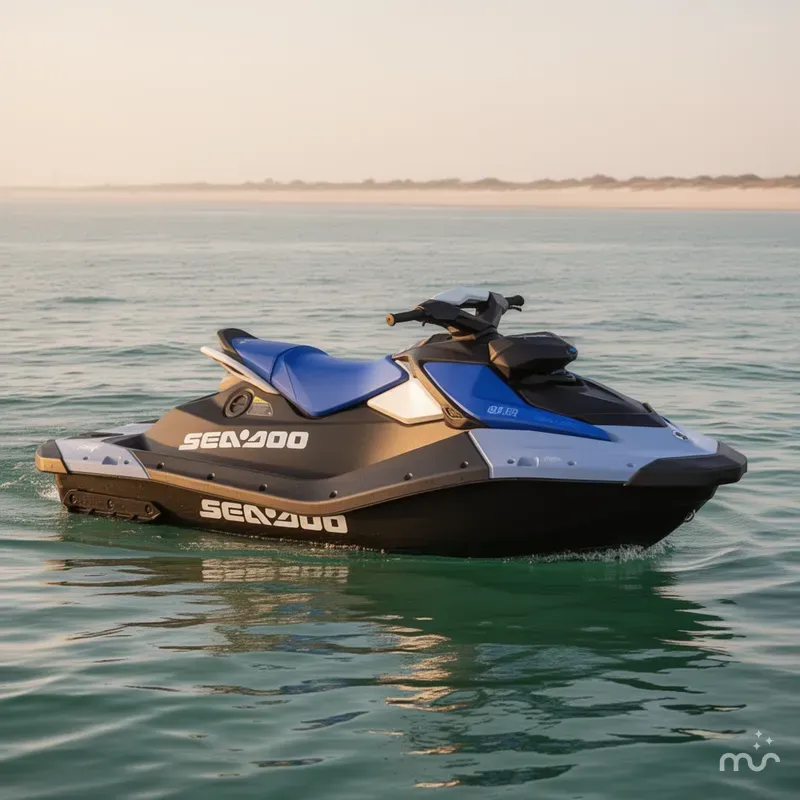 Slide: The Image of Sea-Doo Spark for 2 90 hp Convenience package with iBR and Audio in option 2026 - 0