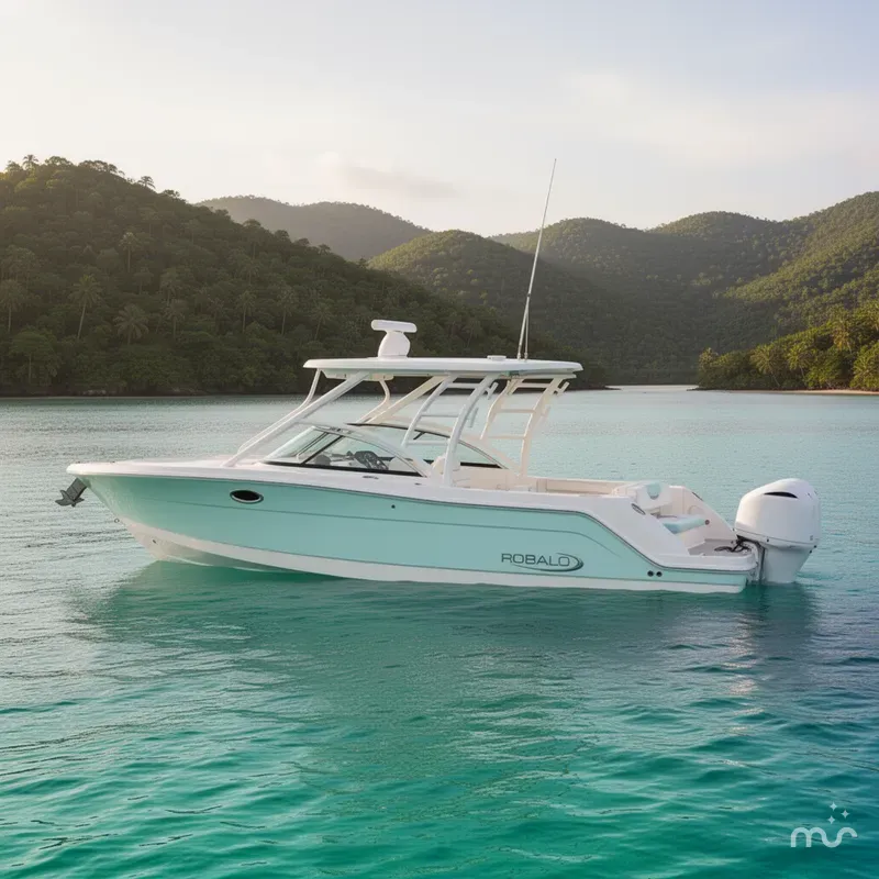 Slide: The Image of Robalo R317 Dual Console 2026 - 2