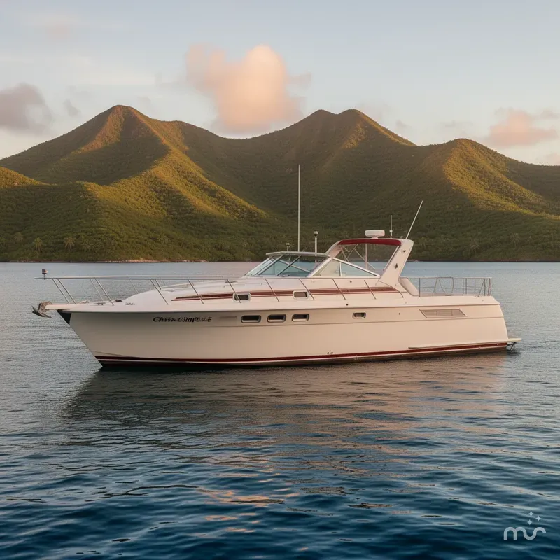 Slide: The Image of Chris-Craft 332 Amerosport 1987 - 2