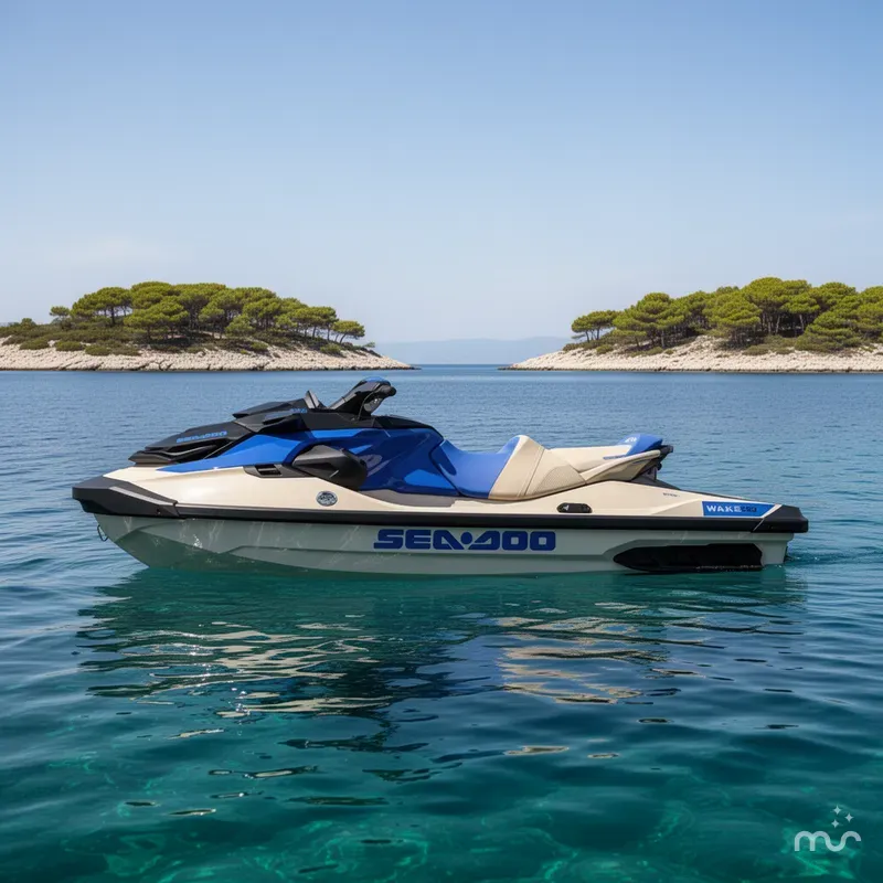 Slide: The Image of Sea-Doo GTX 230 Tech Package, Audio, iDF, iBR 2026 - 2