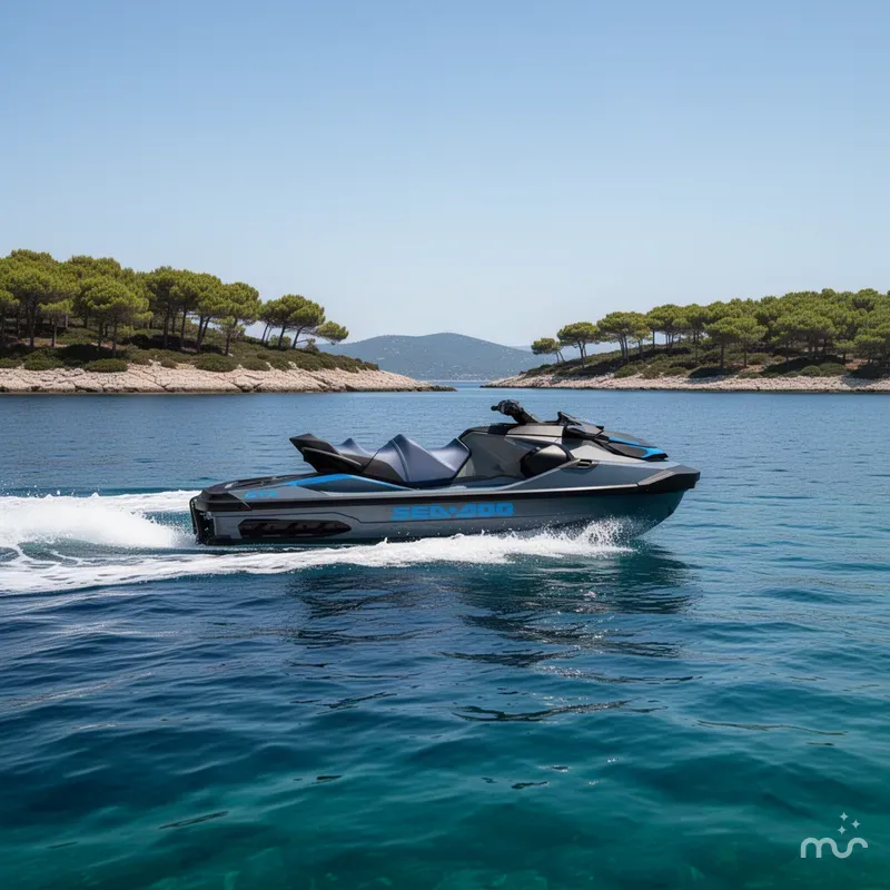 Slide: The Image of Sea-Doo GTX 230 Tech Package, Audio, iDF, iBR 2026 - 4