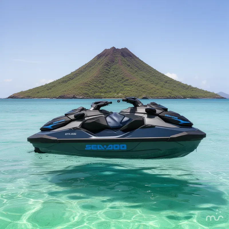 Slide: The Image of Sea-Doo GTX 230 Tech Package, Audio, iDF, iBR 2026 - 2