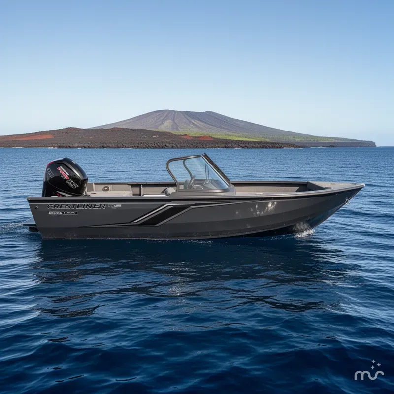 Slide: The Image of Crestliner 1750 Hawk 2026 - 2