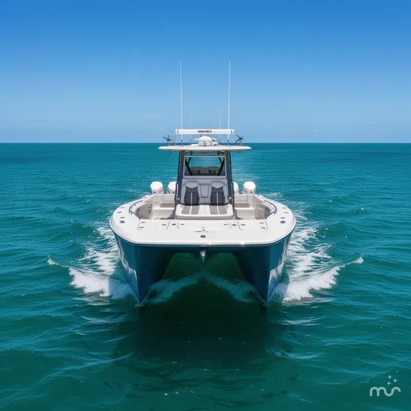 Slide: The Image of Invincible 35 Catamaran 2024 - 2
