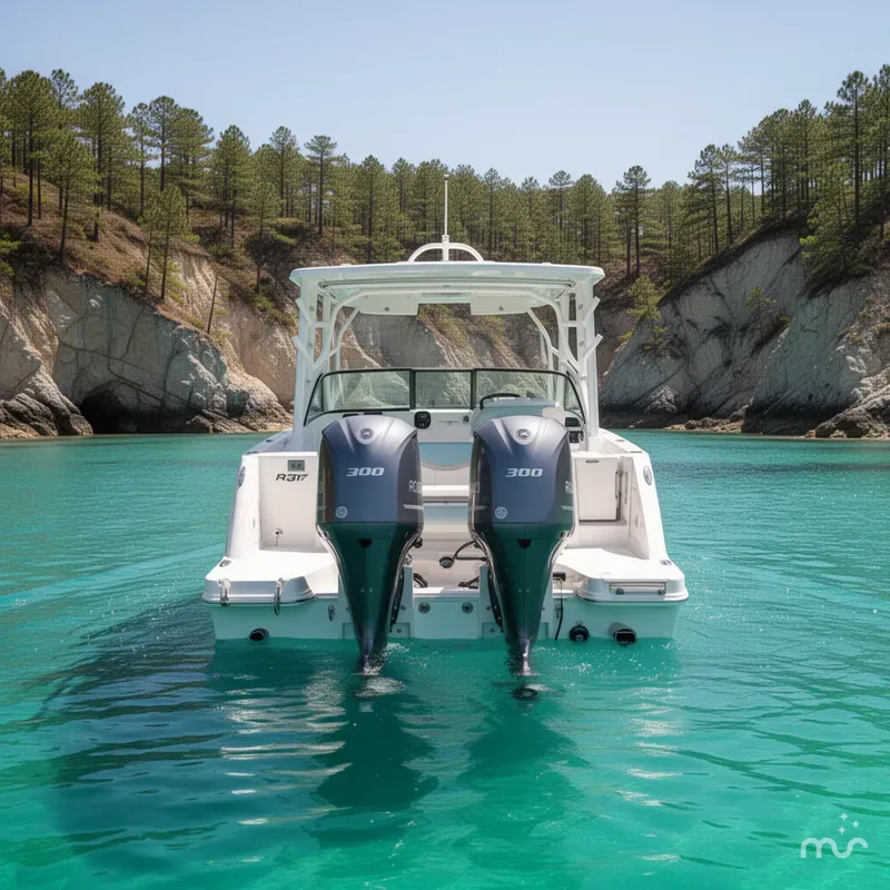 Slide: The Image of Robalo R317 Dual Console 2026 - 3