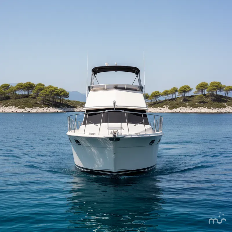 Slide: The Image of Carver Yachts 3207 Aft Cabin Motor Yacht 1985 - 3