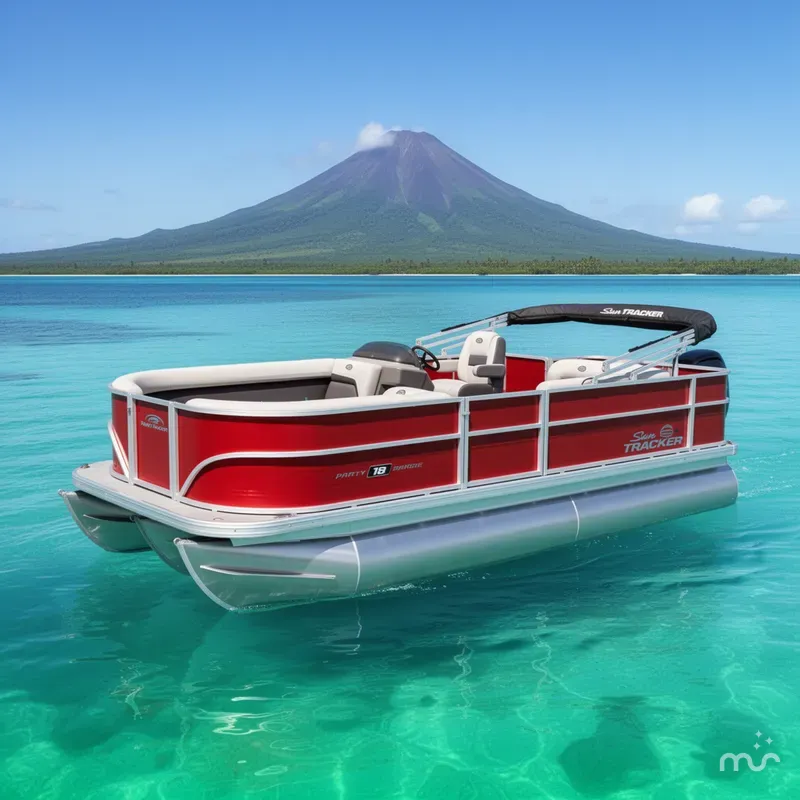The Image of Sun Tracker Party Barge 18 DLX 2026 - 0