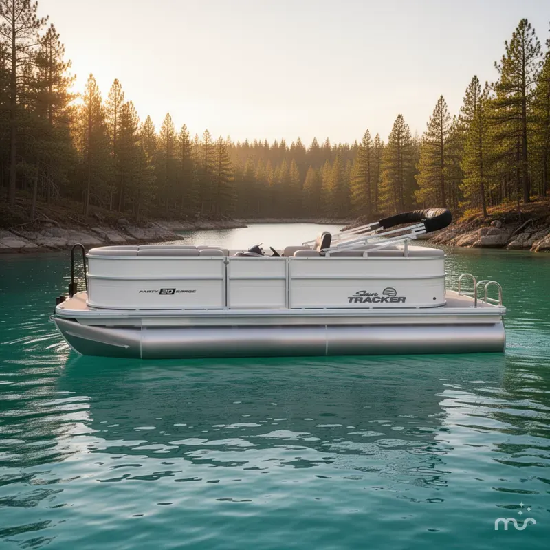 Slide: The Image of Sun Tracker Party Barge 20 DLX 2026 - 2