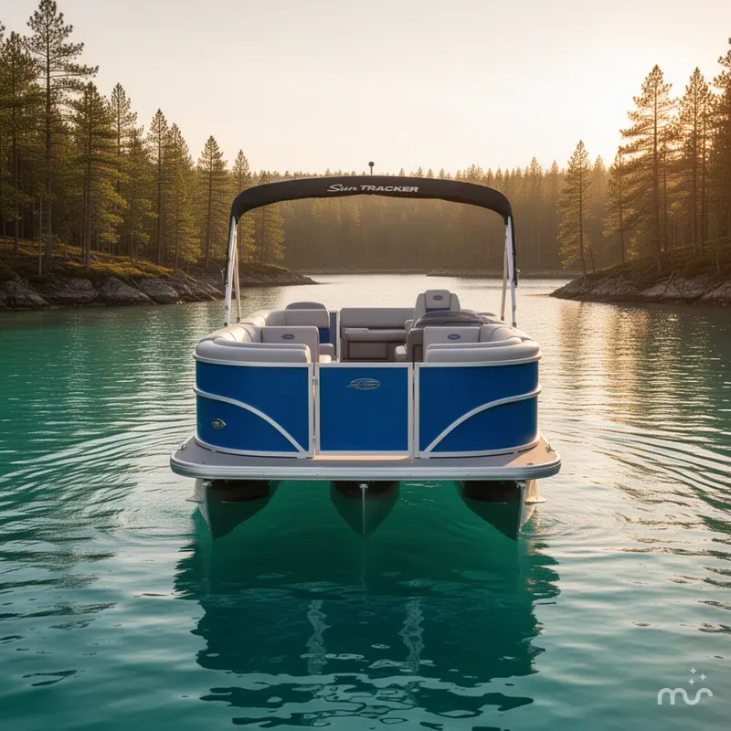 Slide: The Image of Sun Tracker Party Barge 20 DLX 2026 - 3