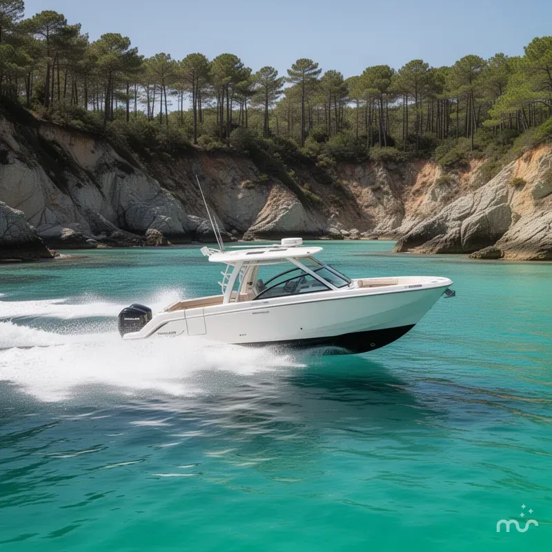 Slide: The Image of Boston Whaler 320 Vantage 2020 - 4