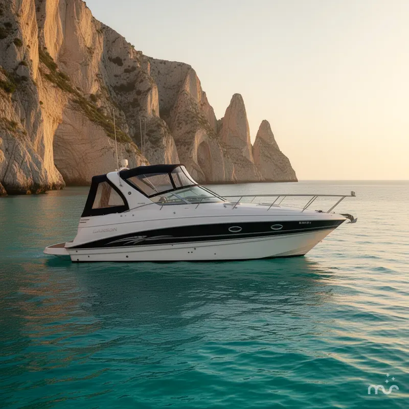 Slide: The Image of Larson Cabrio 330 Day Cruiser 2009 - 2