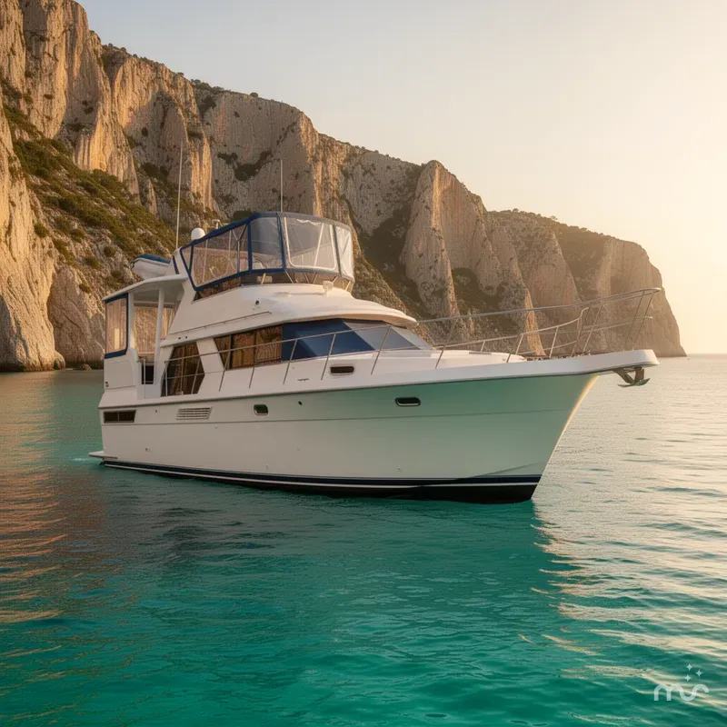The Image of Carver Yachts 440 Aft Cabin Motor Yacht 1994 - 0