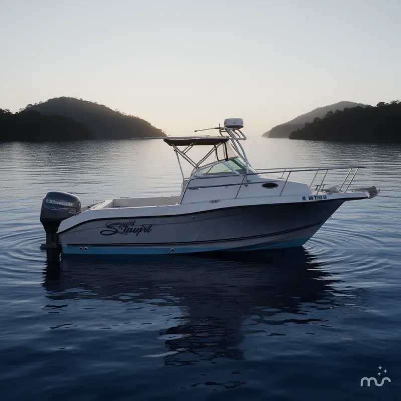 Slide: The Image of Seaswirl Striper 2300 Walkaround O/B 2000 - 0