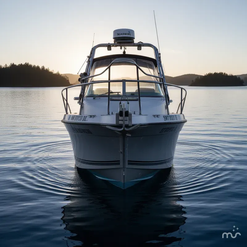 Slide: The Image of Seaswirl Striper 2300 Walkaround O/B 2000 - 1