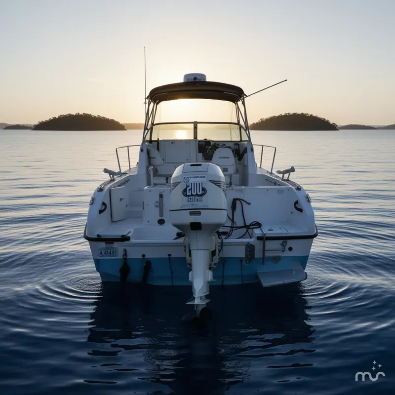 Slide: The Image of Seaswirl Striper 2300 Walkaround O/B 2000 - 2