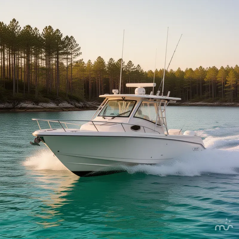 Slide: The Image of Boston Whaler 320 Outrage Cuddy Cabin 2007 - 2
