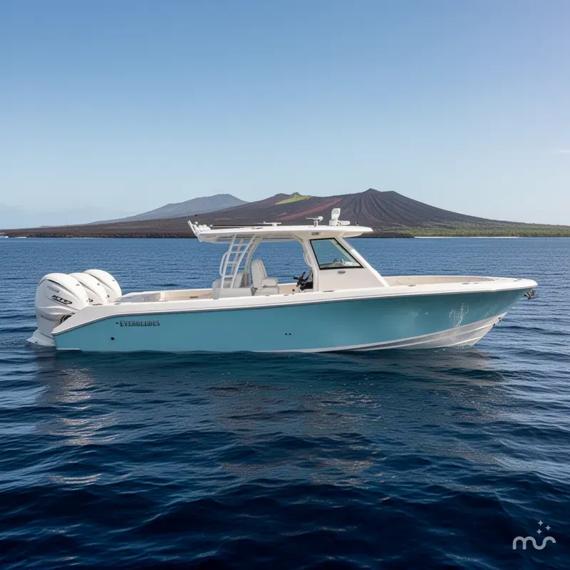 Slide: The Image of Everglades 395 Center Console 2026 - 2