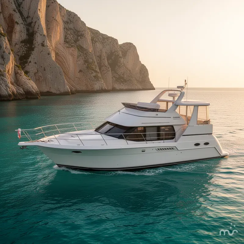 The Image of Carver Yachts 356 Aft Cabin Motor Yacht 2000 - 0