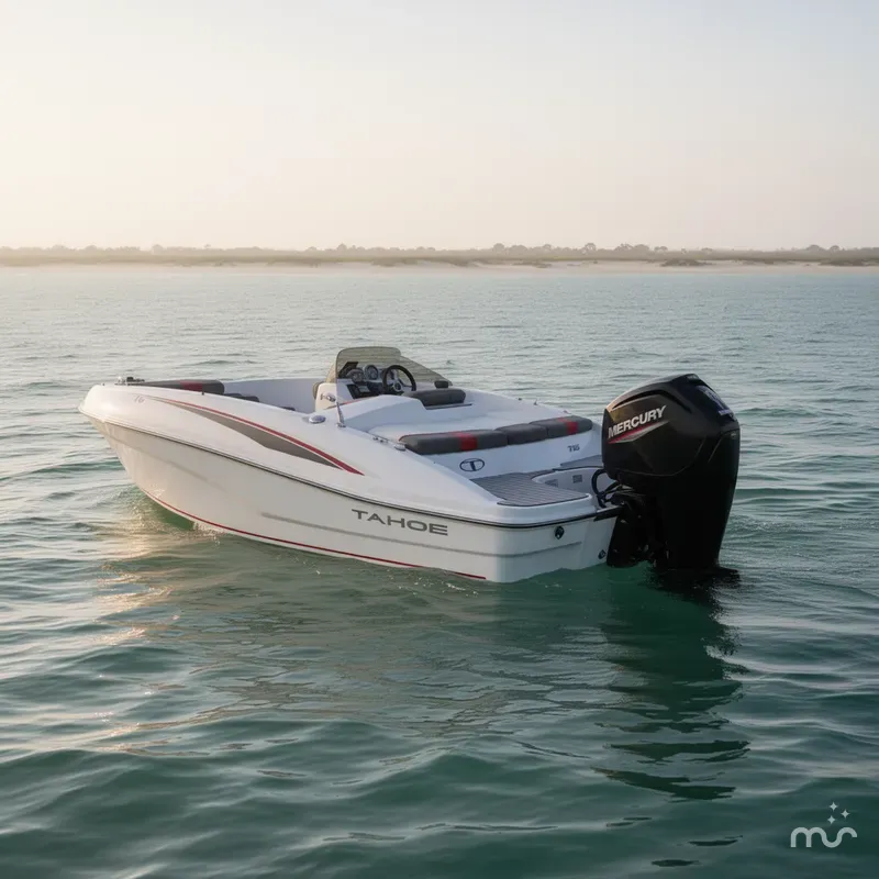 Slide: The Image of Tahoe T16 Mercury 75 only 27 hours w/ Trailer 2022 - 1