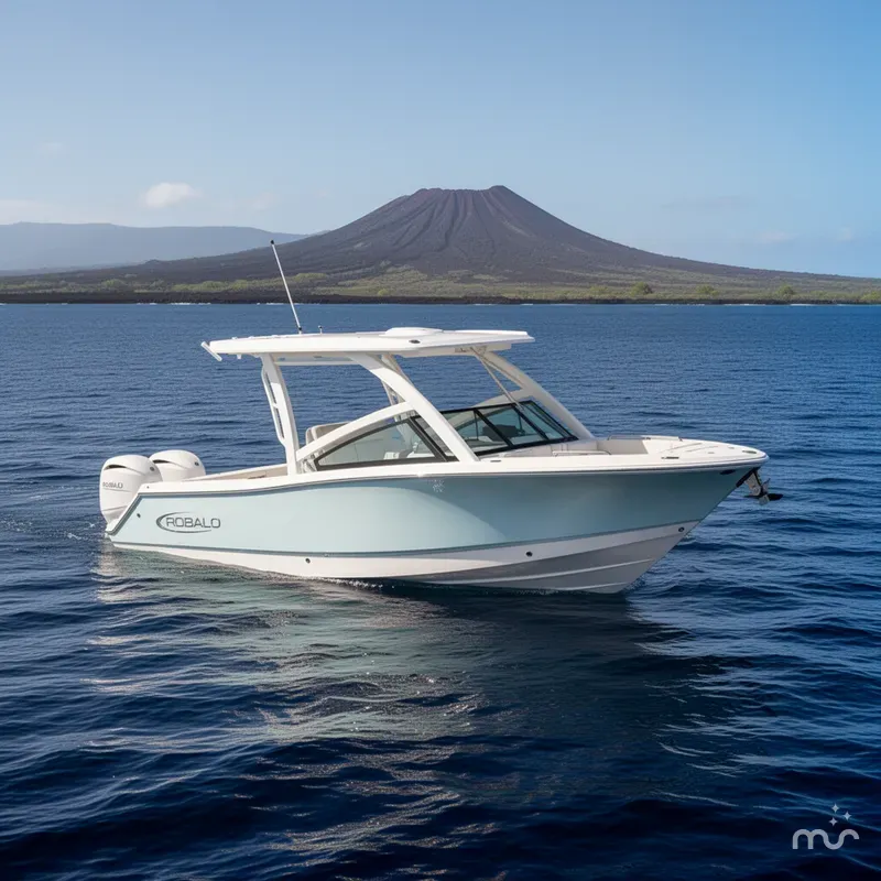 Slide: The Image of Robalo Dual Console R257 Arriving Late May 2026 2026 - 2