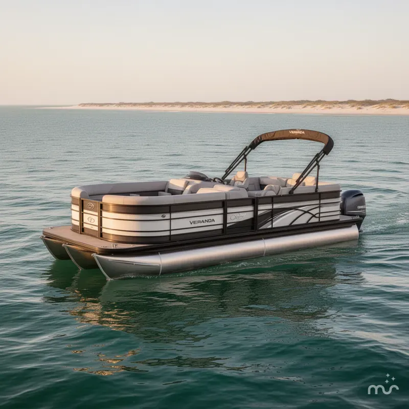 Slide: The Image of Veranda Vista Series TRITOON 200HP YAMAHA 2026 - 2