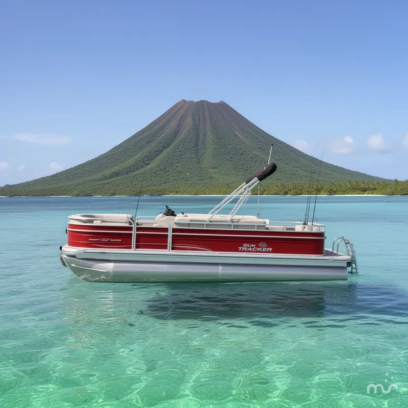 Slide: The Image of Sun Tracker Fishin' Barge 22 DLX 2026 - 2