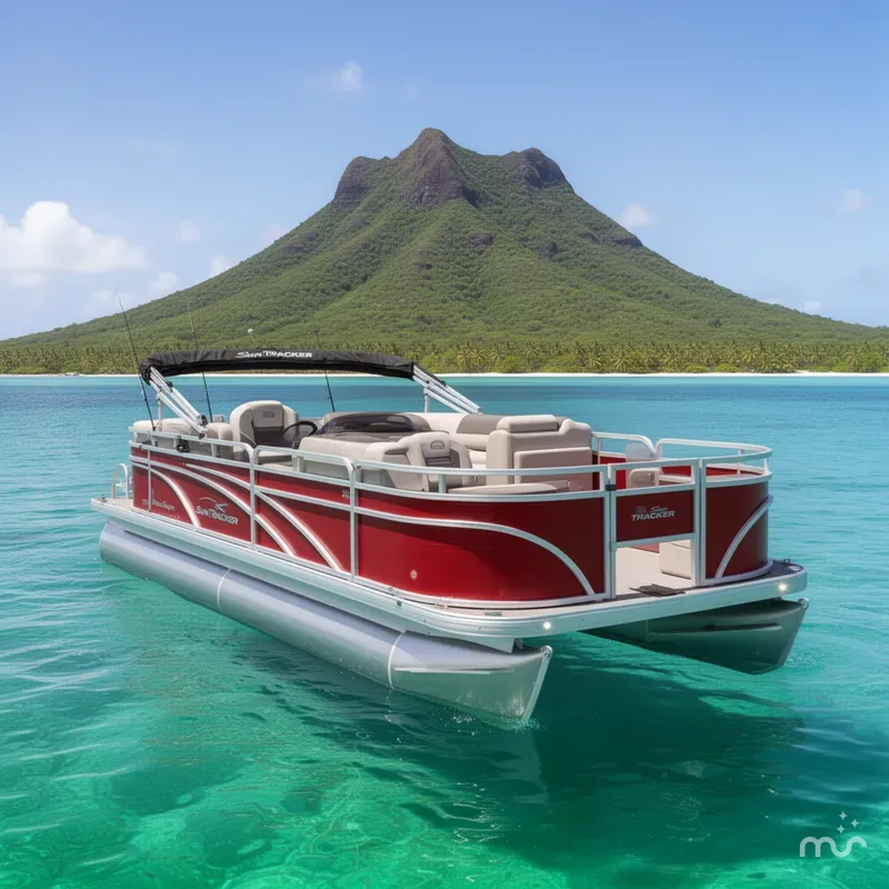 Slide: The Image of Sun Tracker Fishin' Barge 22 DLX 2026 - 3