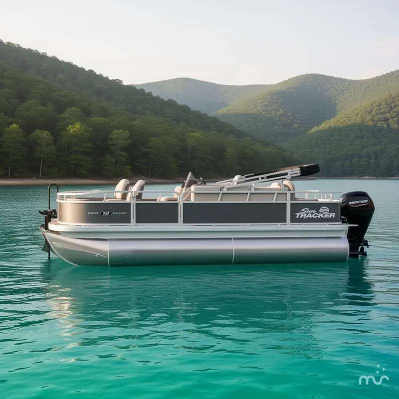 Slide: The Image of Sun Tracker Bass Buggy 18 DLX 2026 - 2