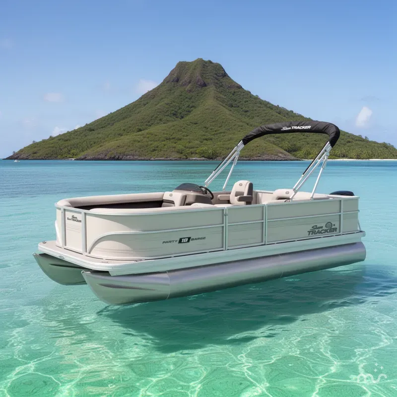 The Image of Sun Tracker Party Barge 18 DLX 2026 - 0