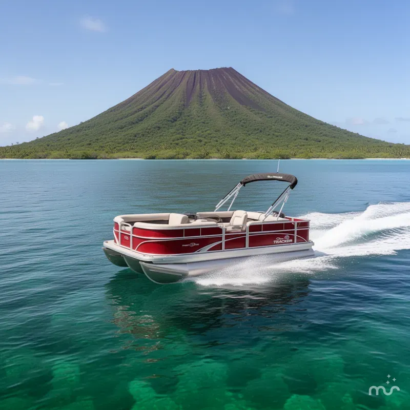 Slide: The Image of Sun Tracker Party Barge 18 DLX 2026 - 4