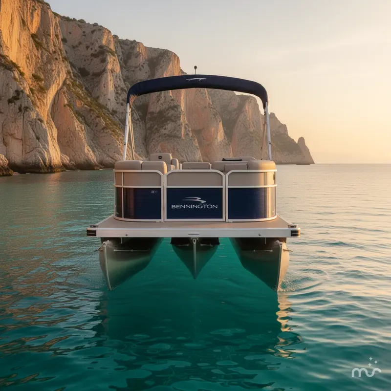 Slide: The Image of Bennington 20 SVL With Yamaha 25Hp & Tandem axle Trailer 2023 - 1