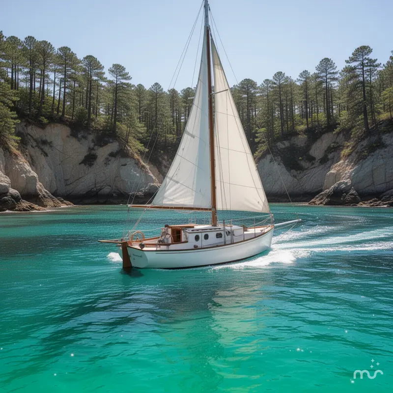 Slide: The Image of Falmouth Cutter 22 1982 - 4