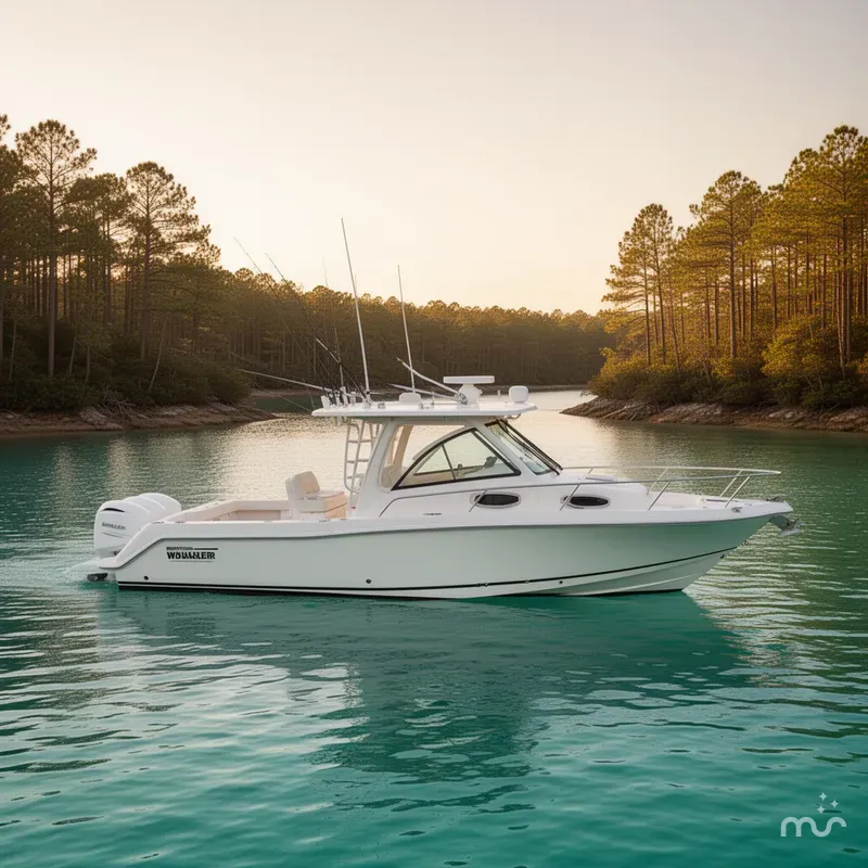 Slide: The Image of Boston Whaler 320 Outrage Cuddy Cabin 2007 - 2