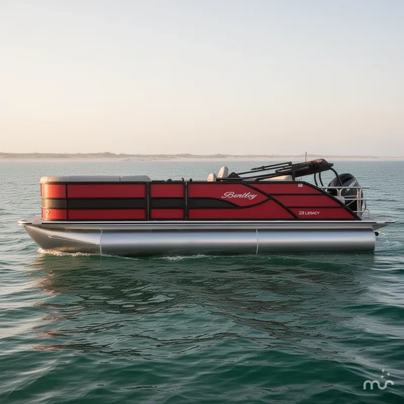 Slide: The Image of Bentley Pontoons Legacy 223 Swingback 3/4 Tube 2026 - 2