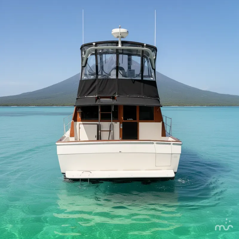 Slide: The Image of Bayliner 3888 MY Sedan 1994 - 3