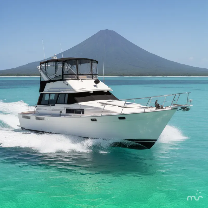 Slide: The Image of Bayliner 3888 MY Sedan 1994 - 4
