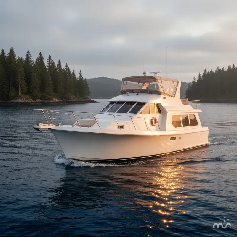 Slide: The Image of Hampton 490 Pilothouse 1999 - 2