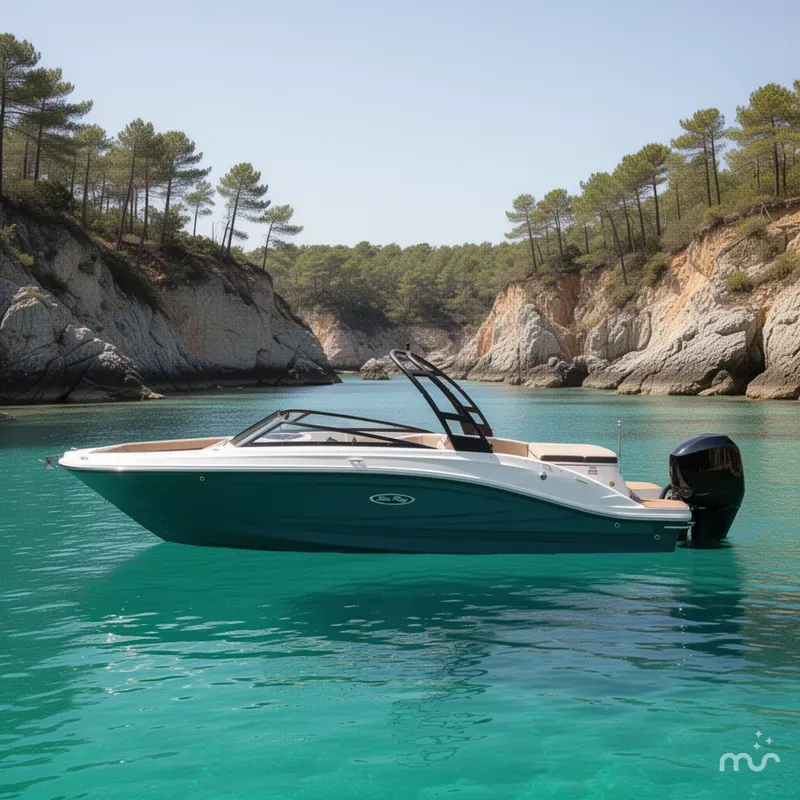 Slide: The Image of Sea Ray SPX 230 Outboard 2024 - 2