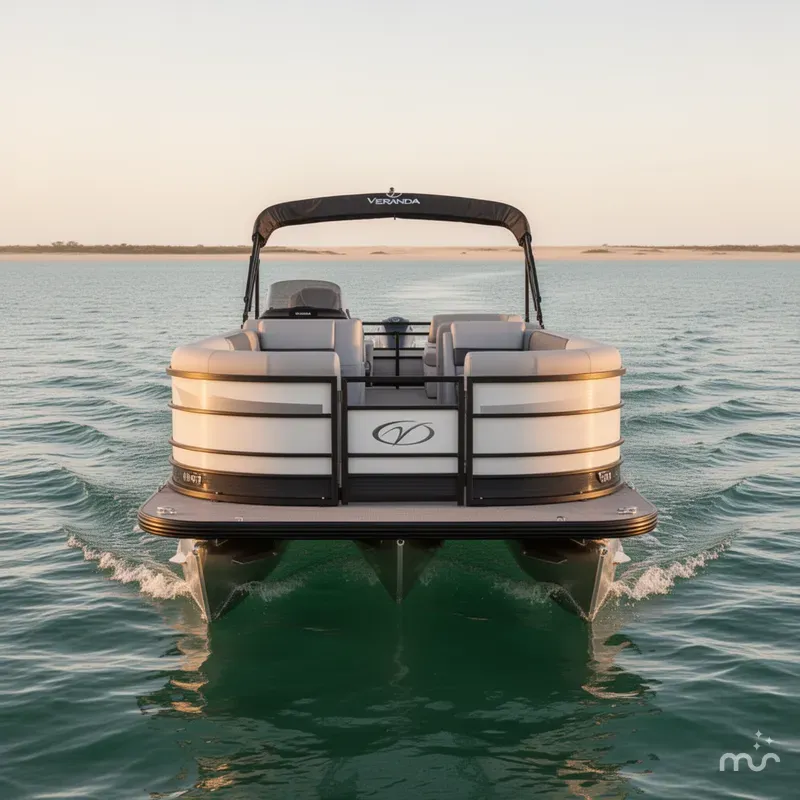 Slide: The Image of Veranda Vista Series TRITOON 200HP YAMAHA 2026 - 1