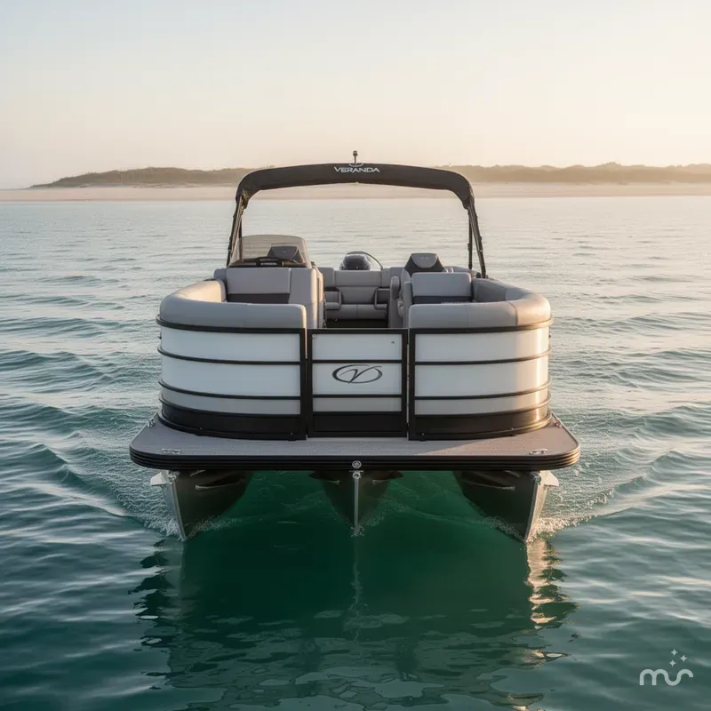 Slide: The Image of Veranda Vista Series TRITOON 200HP YAMAHA 2026 - 1