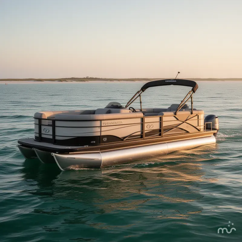 Slide: The Image of Veranda Vista Series TRITOON 200HP YAMAHA 2026 - 2