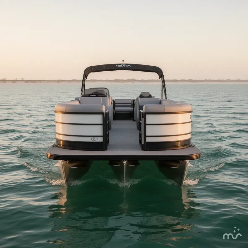 Slide: The Image of Veranda Vista Series TRITOON 200HP YAMAHA 2026 - 1