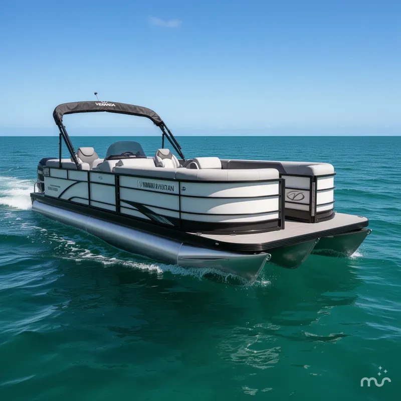 Slide: The Image of Veranda Vista Series TRITOON 200HP YAMAHA 2026 - 0