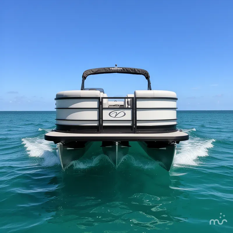 Slide: The Image of Veranda Vista Series TRITOON 200HP YAMAHA 2026 - 1