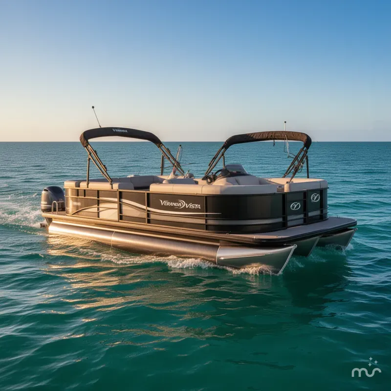 Slide: The Image of Veranda Vista Series TRITOON 200HP YAMAHA 2026 - 2