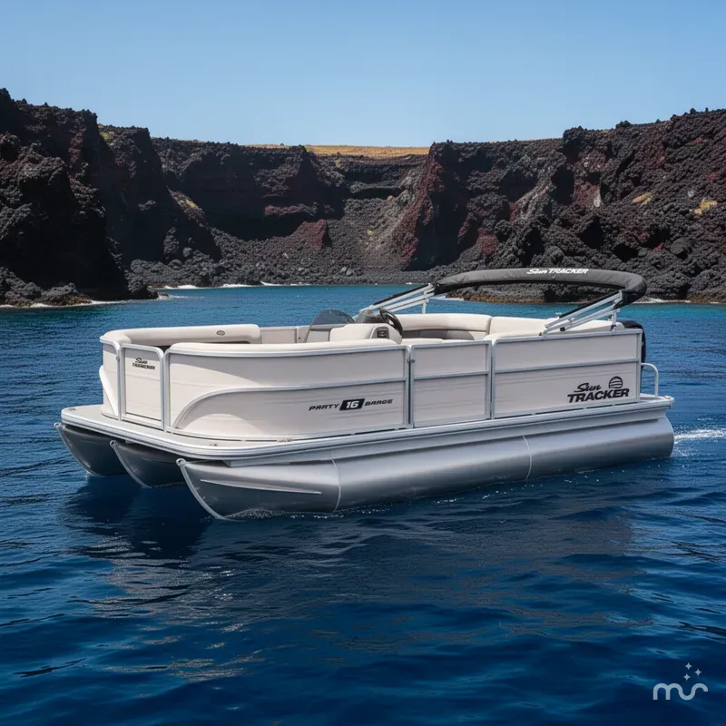 The Image of Sun Tracker Party Barge 16 DLX 2026 - 0