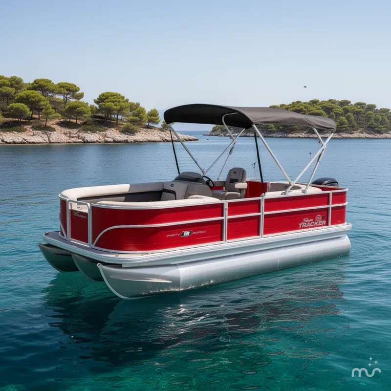 The Image of Sun Tracker Party Barge 18 DLX 2026 - 0