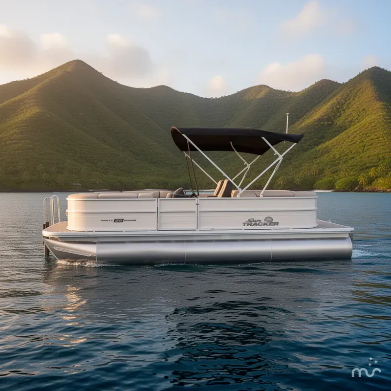 Slide: The Image of Sun Tracker Party Barge 22 XP3 2026 - 2